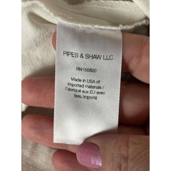 Veronica Beard Jupiter Kick Flare Pants White 8 Wide Waist Band Pin Tucks - Picture 4 of 11